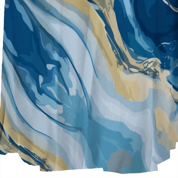 Plus Size Maxi Dress Women's Summer Casual Vivid Prints Oversized Relaxed - Picture 7 of 8